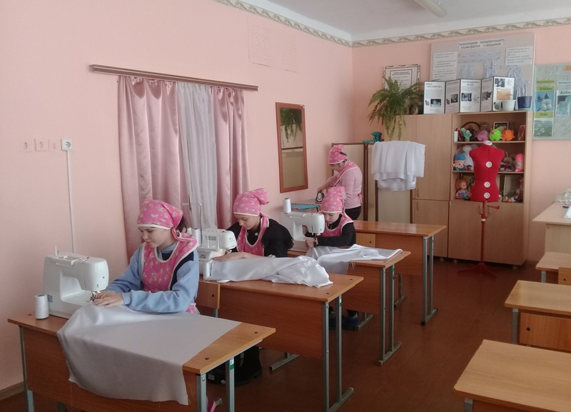 В швейной мастерской
